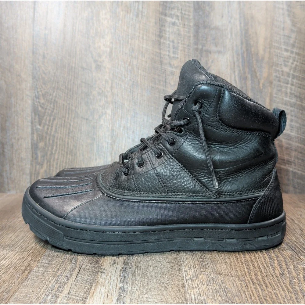 Nike Woodside ACG Boot All Black Colorway 386469-004 Mens Size 11.5 Duck Boots
